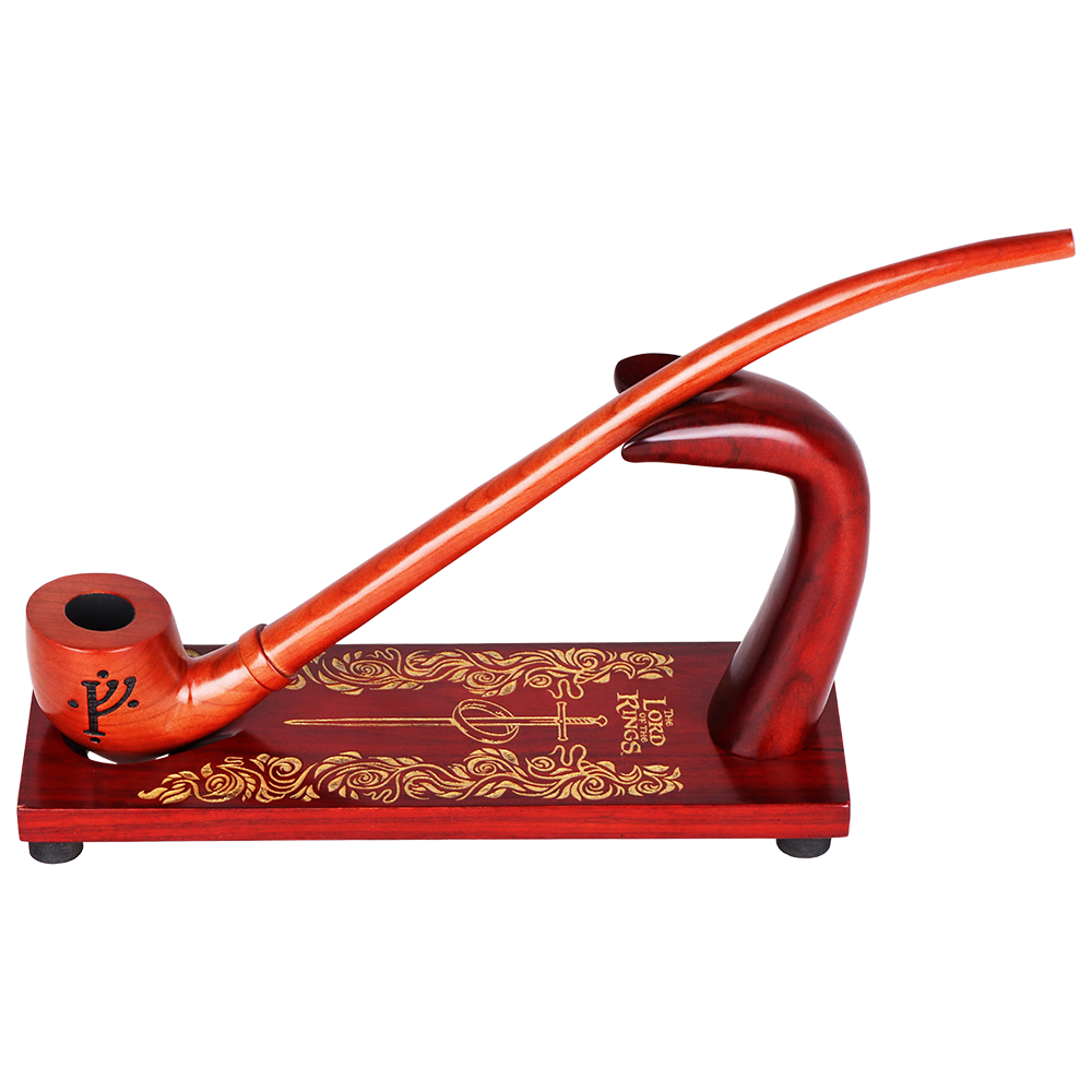 ISILDUR™ Pipe Stand | Side View with Gandalf Pipe
