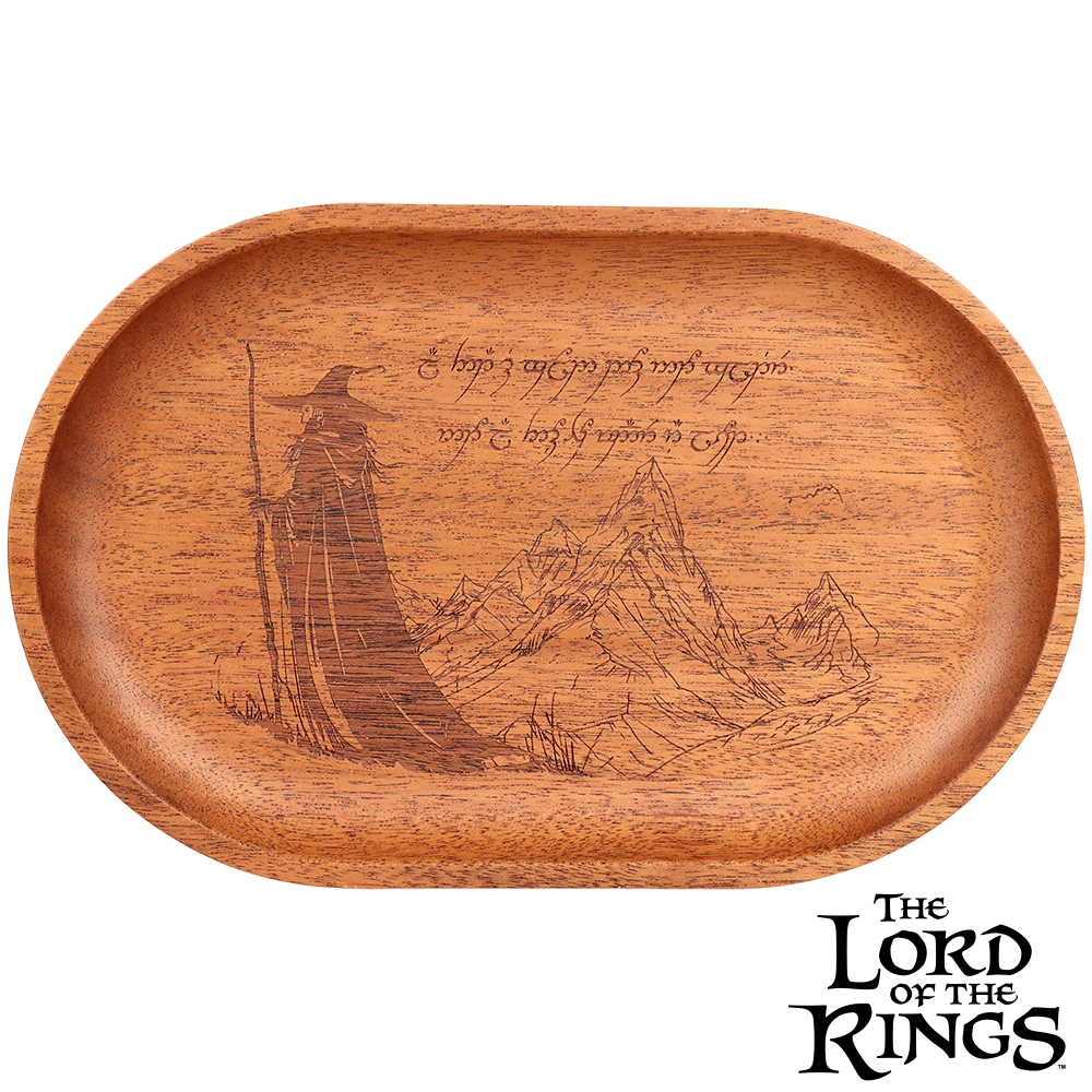 GANDALF™ Wooden Accessory Tray | Front View