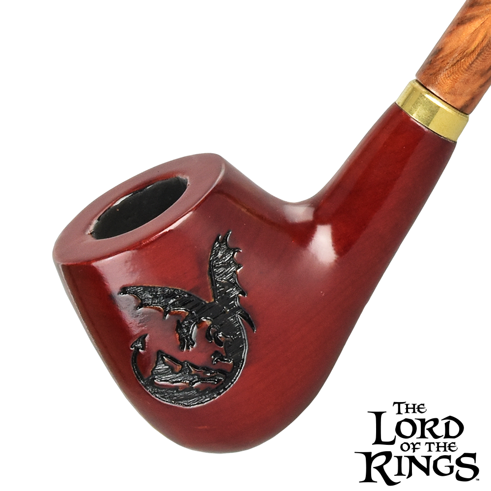 SMAUG™ Smoking Pipe | Shire Pipes™ x The Lord of the Rings™ | Close View