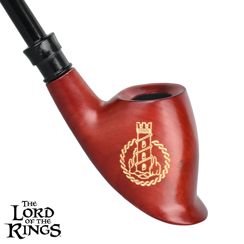 TWO TOWERS™ Smoking Pipe | Shire Pipes™ x The Lord of the Rings™ | Alt Side View Close Up