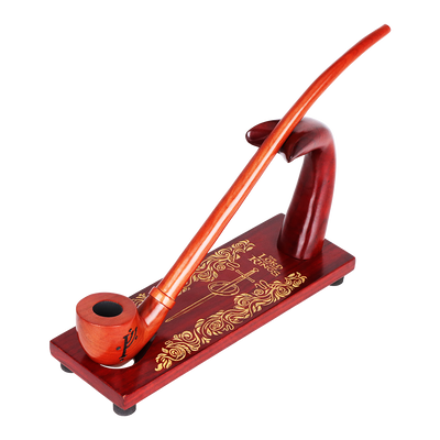 ISILDUR™ Pipe Stand | Front View with Gandalf Pipe
