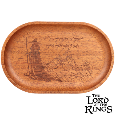 GANDALF™ Wooden Accessory Tray | Front View
