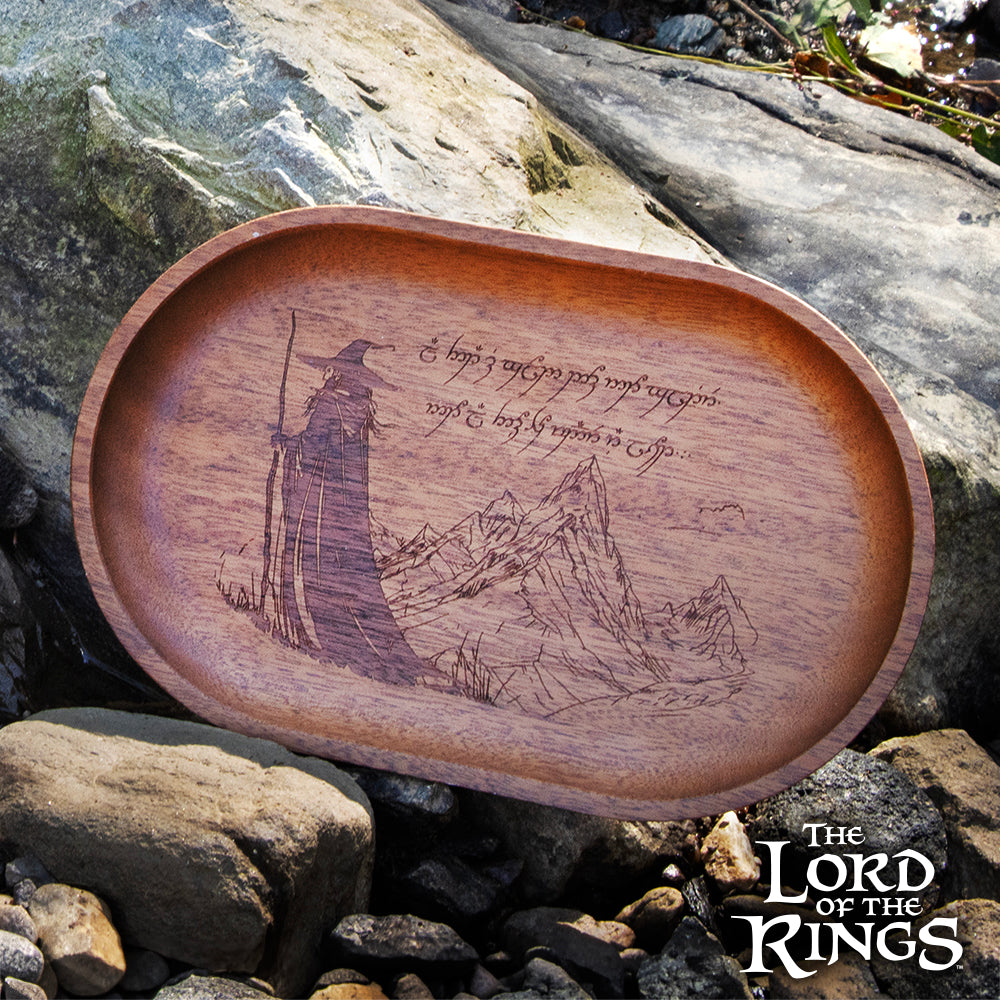 GANDALF™ Wooden Accessory Tray | Shire Pipes x The Lord of the Rings | Lifestyle