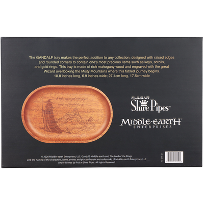 GANDALF™ Wooden Accessory Tray | Packaging Back View