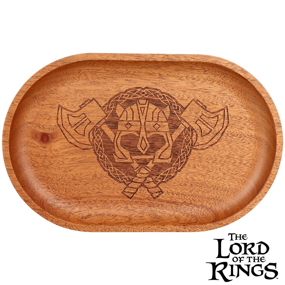 GIMLI™ Wooden Accessory Tray | Front View