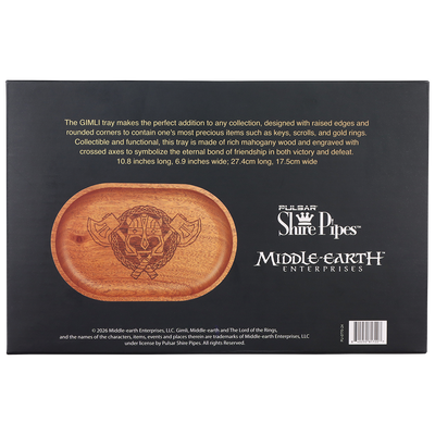 GIMLI™ Wooden Accessory Tray | Packaging Back View