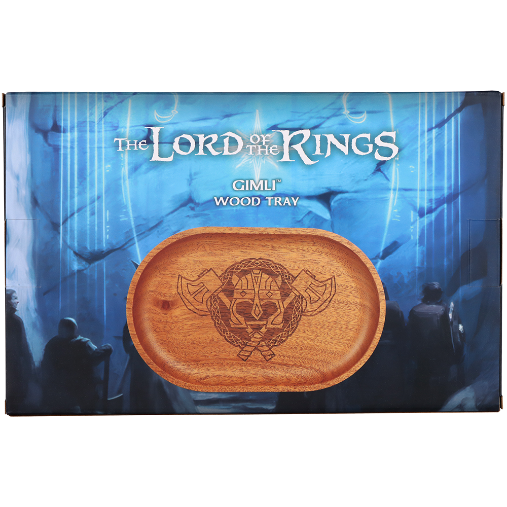 GIMLI™ Wooden Accessory Tray | Packaging Front View