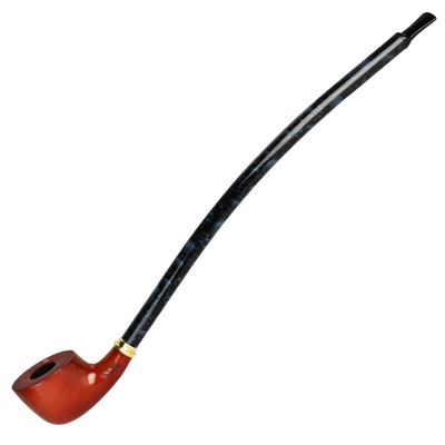 Shire Pipes Pot Churchwarden Smoking Pipe | The Craic | Black