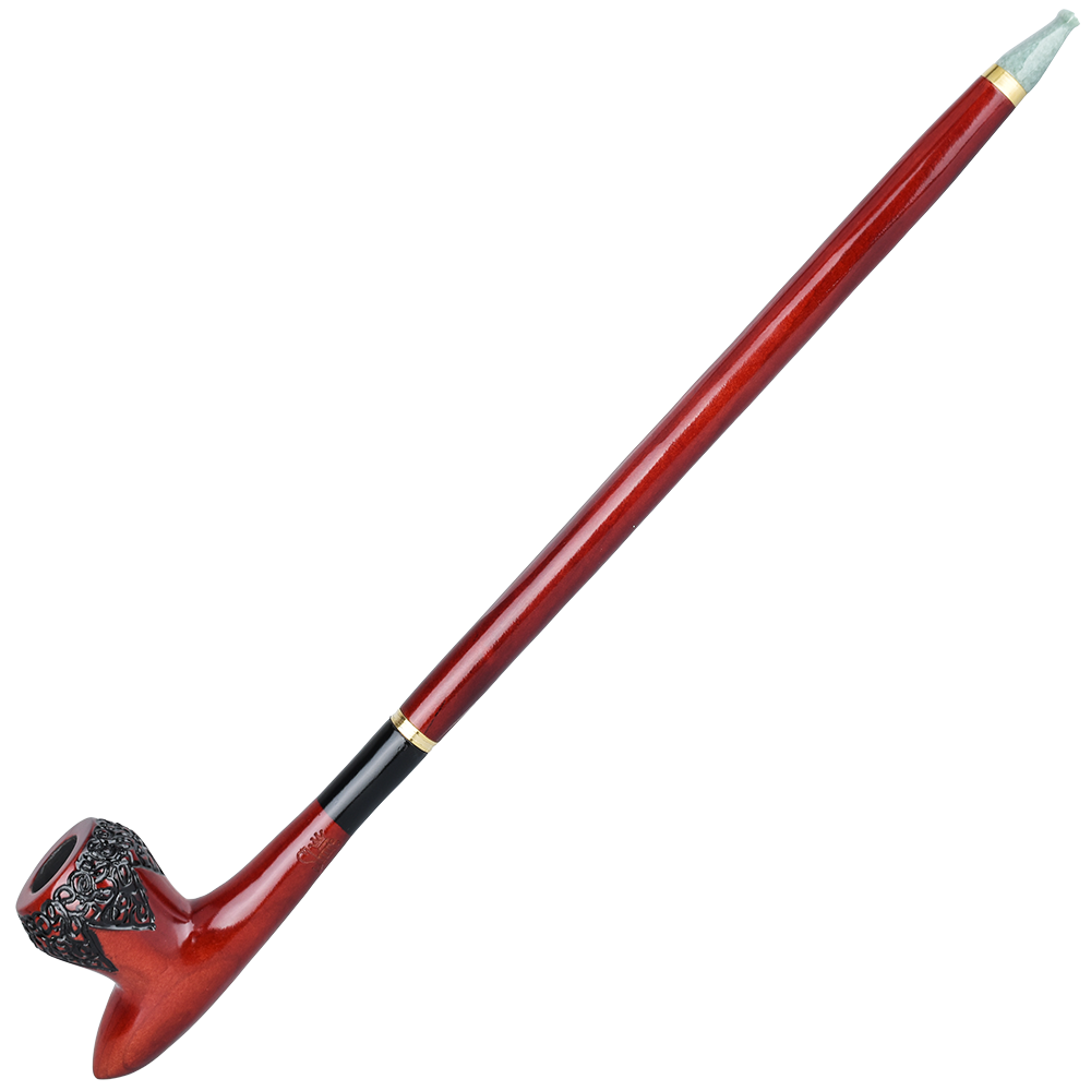 The Rite | Engraved Cavalier Smoking Pipe | 16.75"
