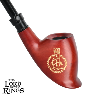 TWO TOWERS™ Smoking Pipe | Shire Pipes™ x The Lord of the Rings™ | Alt Side View Close Up